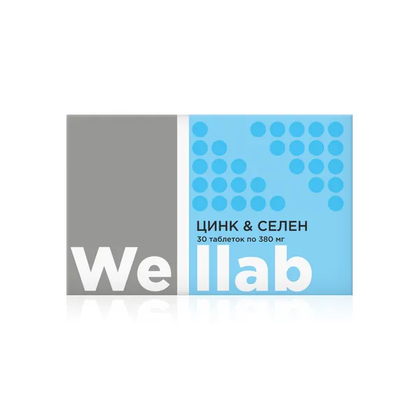 Бад с цинком и селеном Welllab ZINC & SELENIUM