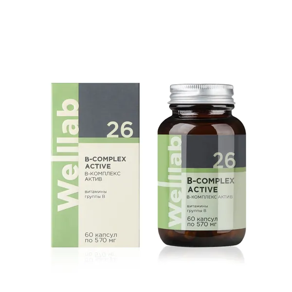 Бад с витаминами группы в Welllab в-complex ACTIVE