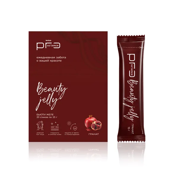Бьюти желе со вкусом «гранат» WELLLAB PRO SCIENCE