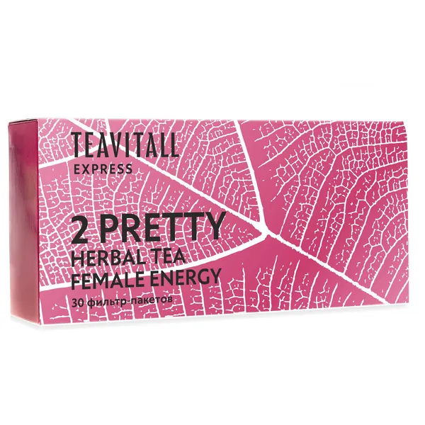 Чайный напиток для женского здоровья TeaVitall Express Pretty 2