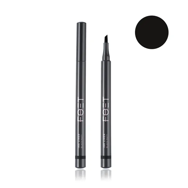 Фломастер-подводка для глаз Foet Ink liner «черный матовый», 1