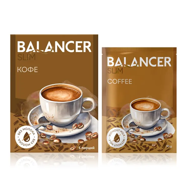 Коктейль BALANCER SLIM со вкусом «кофе»