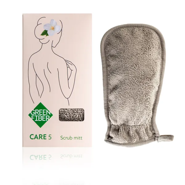 Мочалка-скраб для душа Green Fiber CARE 5