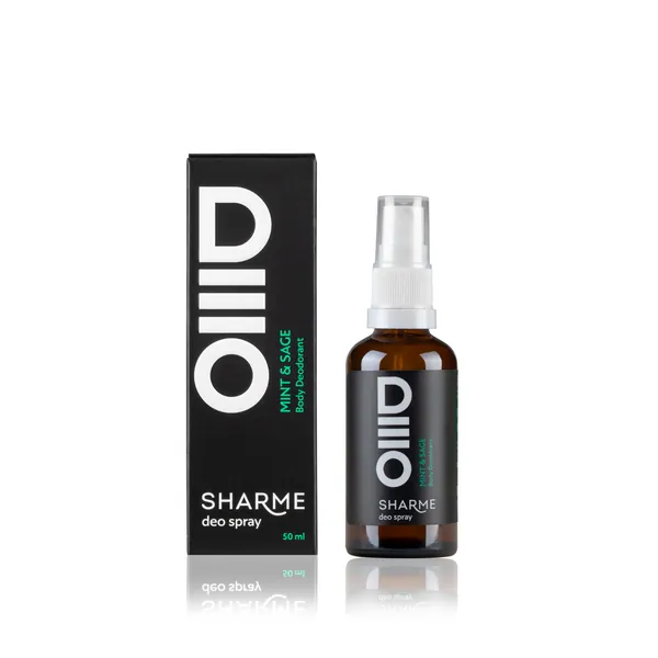 Натуральный дезодорант для тела SHARME DEO SPRAY с ароматом «мята & шалфей»