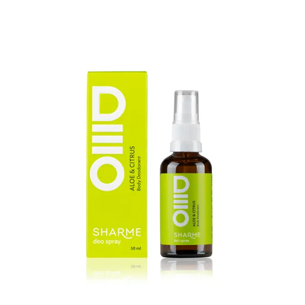Натуральный дезодорант для тела SHARME DEO SPRAY с ароматом «алоэ и цитрус»