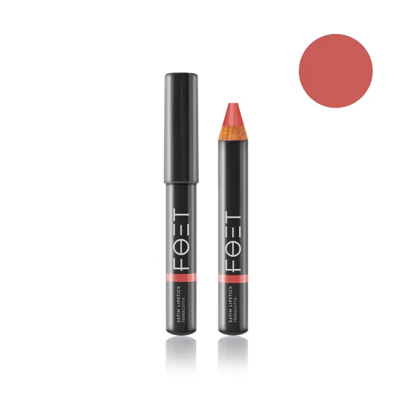 Сатиновая помада Foet Satin Lipstick «терракотовый», 2