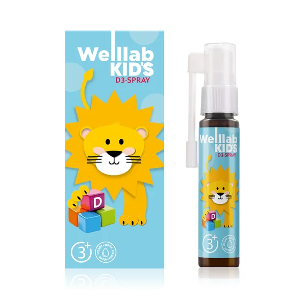 Спрей с витамином D3 WELLLAB KIDS VITAMIN D3, 23
