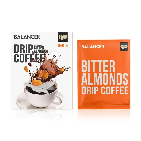 Свежеобжаренный натуральный молотый кофе BALANCER со вкусом горького миндаля